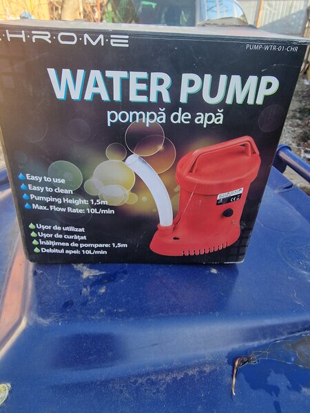 Vind kit de sudura  autogen cutie mica si cutie mare si o pompa de apa.